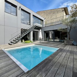 Maison-Loft, terrasses, piscine, garage - atelier, bureaux, ascenseur - Bordeaux Caudéran Primrose